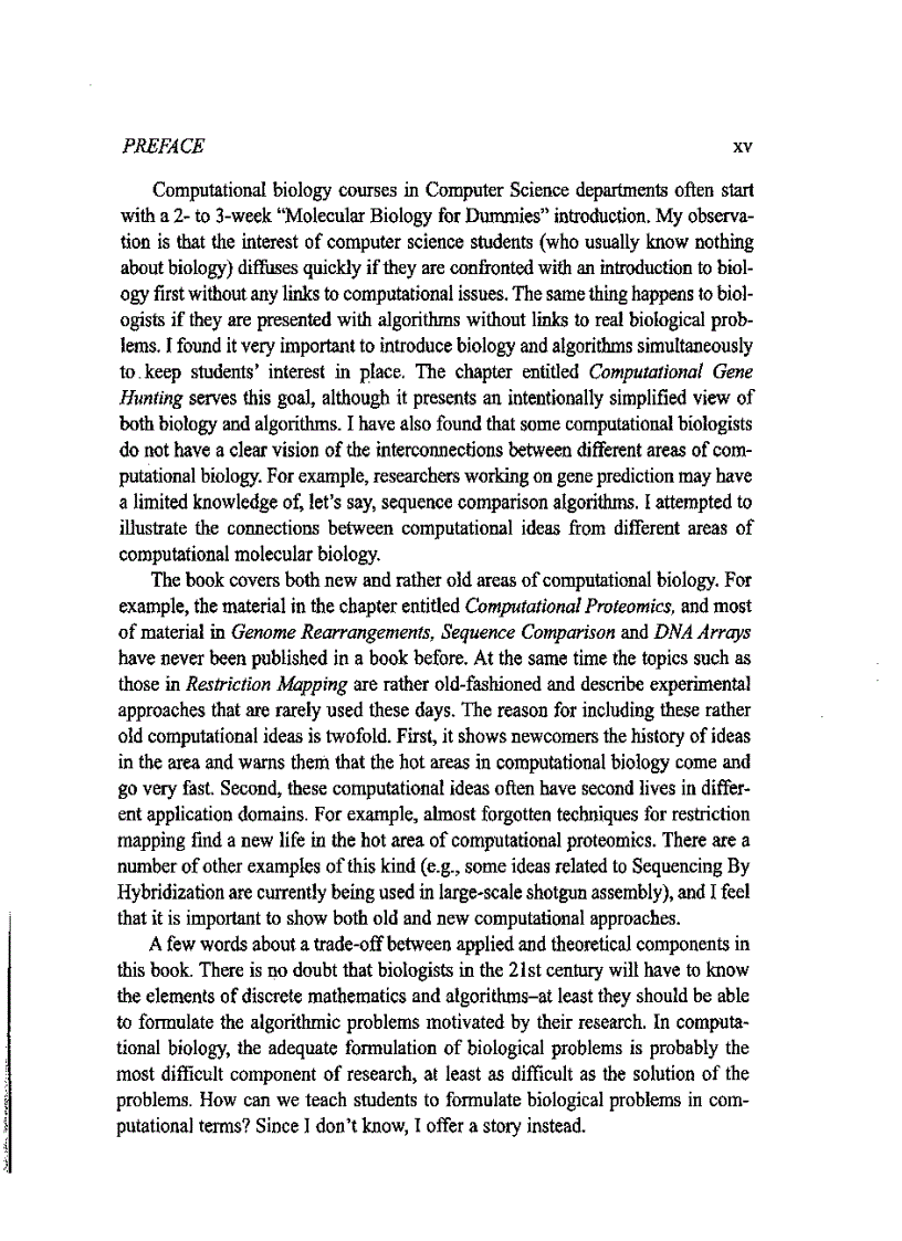 image for page Computational Molecular Biology