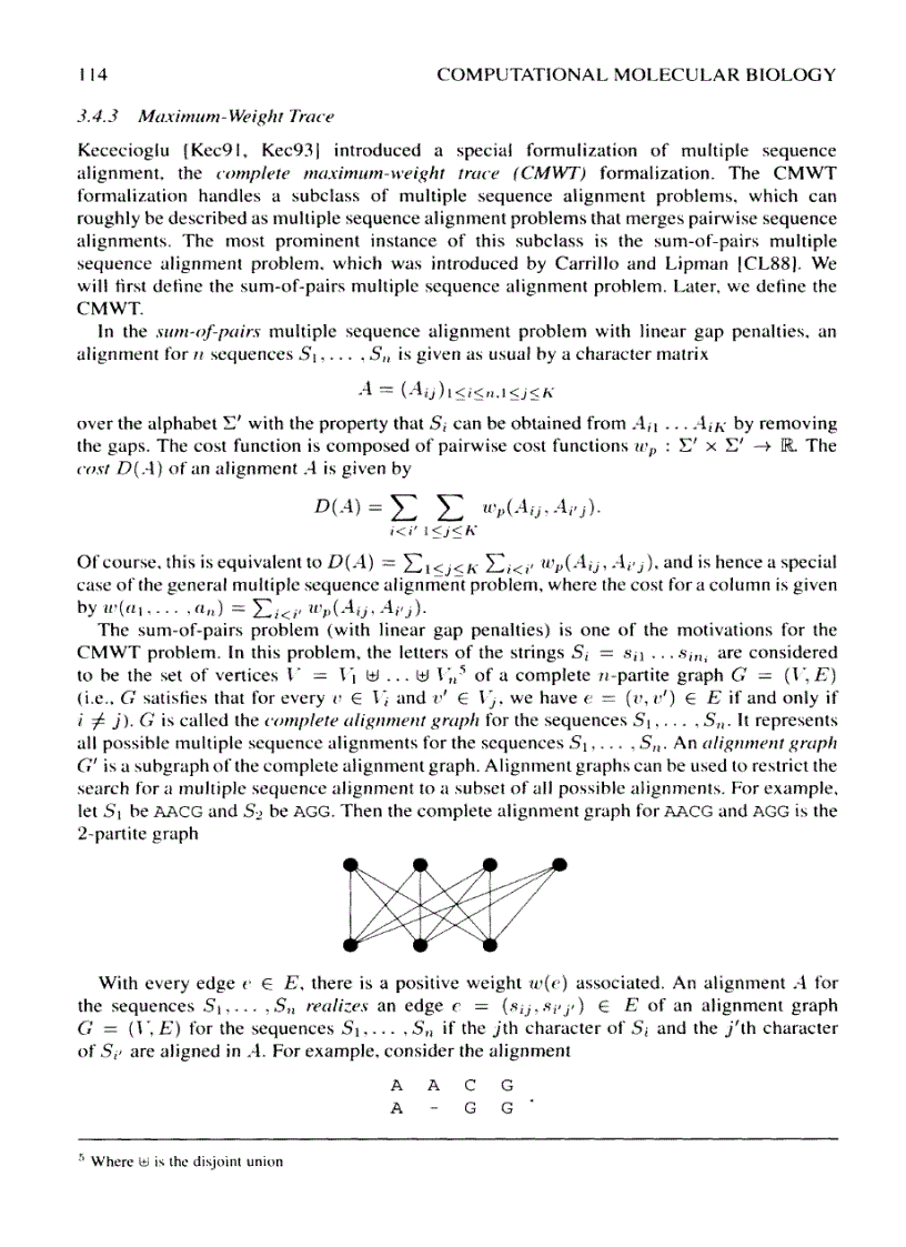 image for page Computational Molecular Biology An Introduction