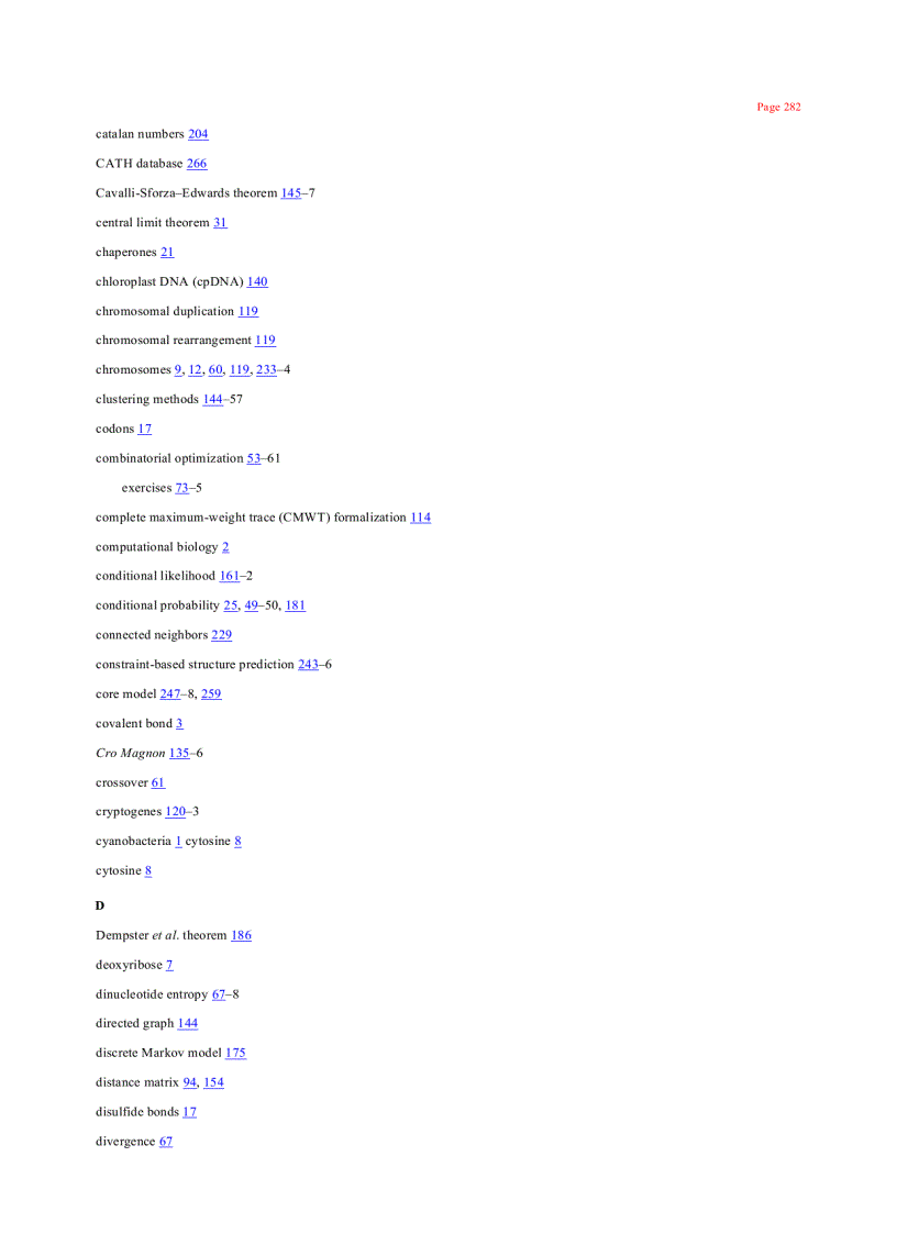 image for page Computational Molecular Biology An Introduction