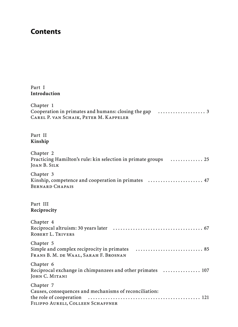 image for page Cooperation in Primates and Humans