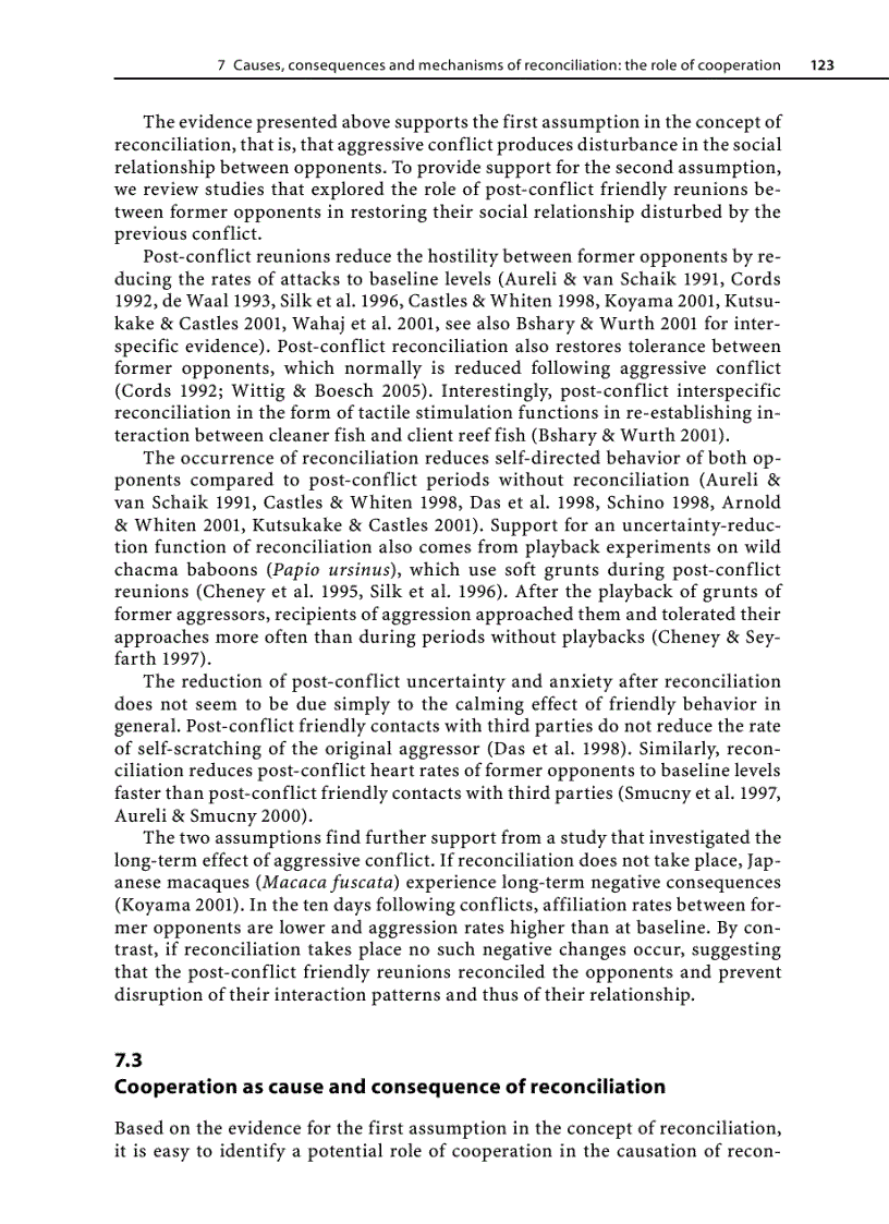 image for page Cooperation in Primates and Humans