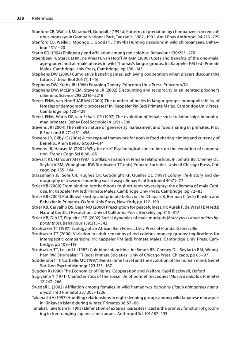 image for page Cooperation in Primates and Humans