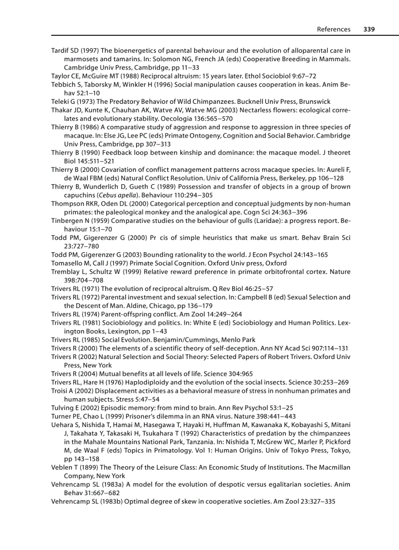 image for page Cooperation in Primates and Humans