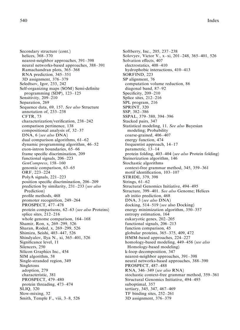 image for page Current Topics in Computational Molecular Biology