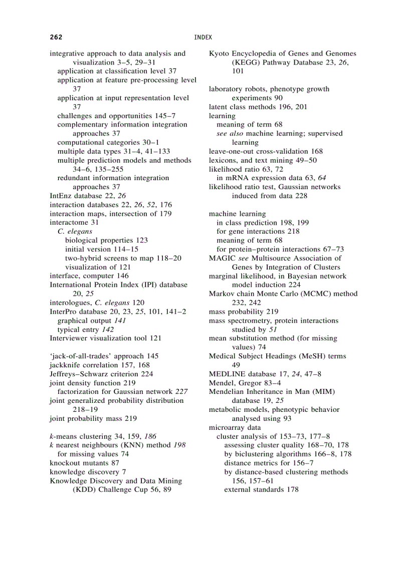 image for page Data Analysis and Visualization in Genomics and Proteomics