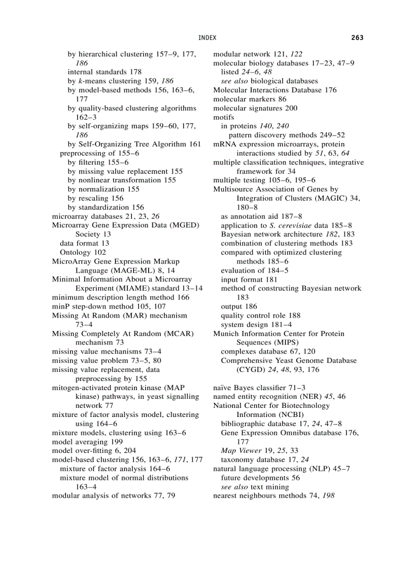 image for page Data Analysis and Visualization in Genomics and Proteomics