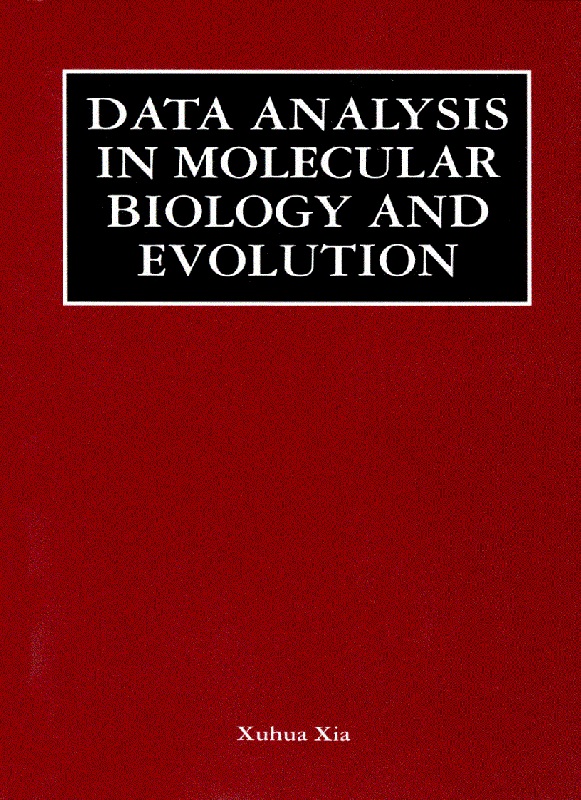 image for page Data Analysis in Molecular Biology and Evolution