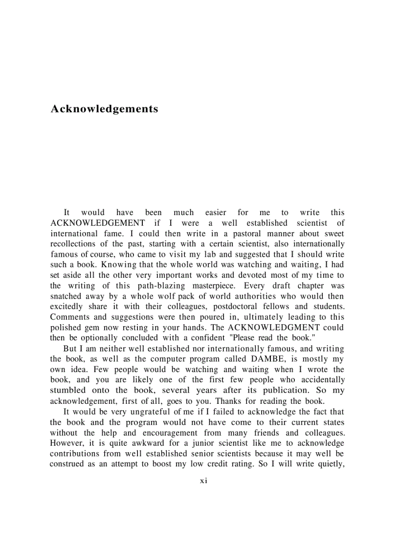 image for page Data Analysis in Molecular Biology and Evolution