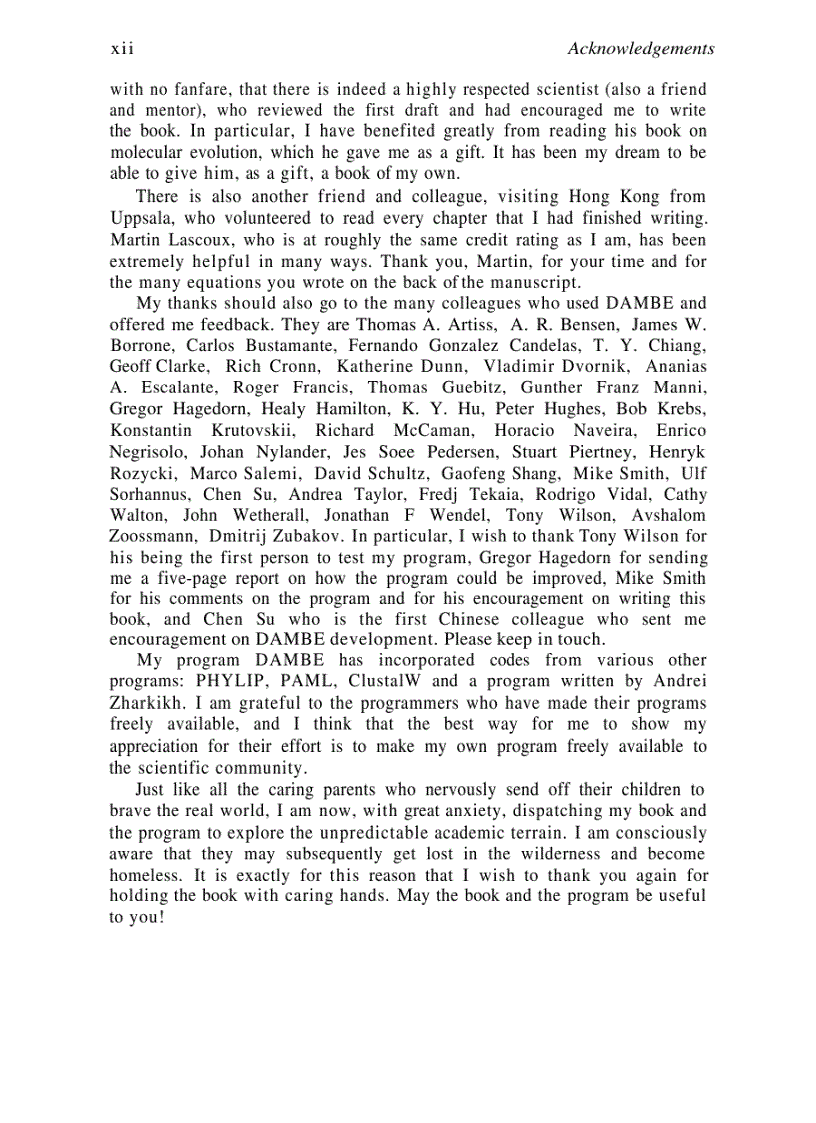 image for page Data Analysis in Molecular Biology and Evolution