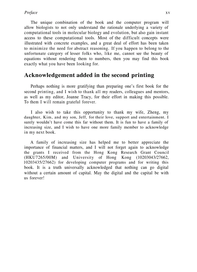 image for page Data Analysis in Molecular Biology and Evolution