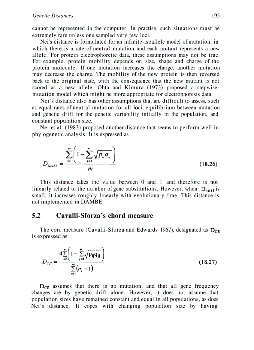 image for page Data Analysis in Molecular Biology and Evolution