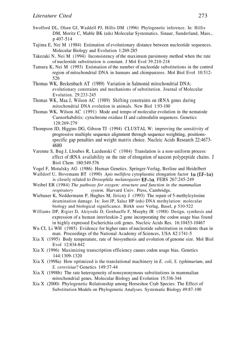 image for page Data Analysis in Molecular Biology and Evolution