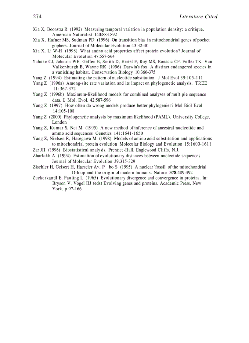 image for page Data Analysis in Molecular Biology and Evolution