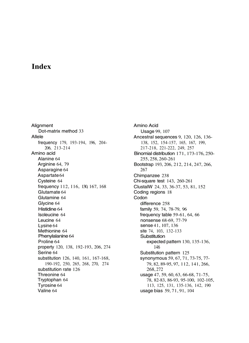 image for page Data Analysis in Molecular Biology and Evolution