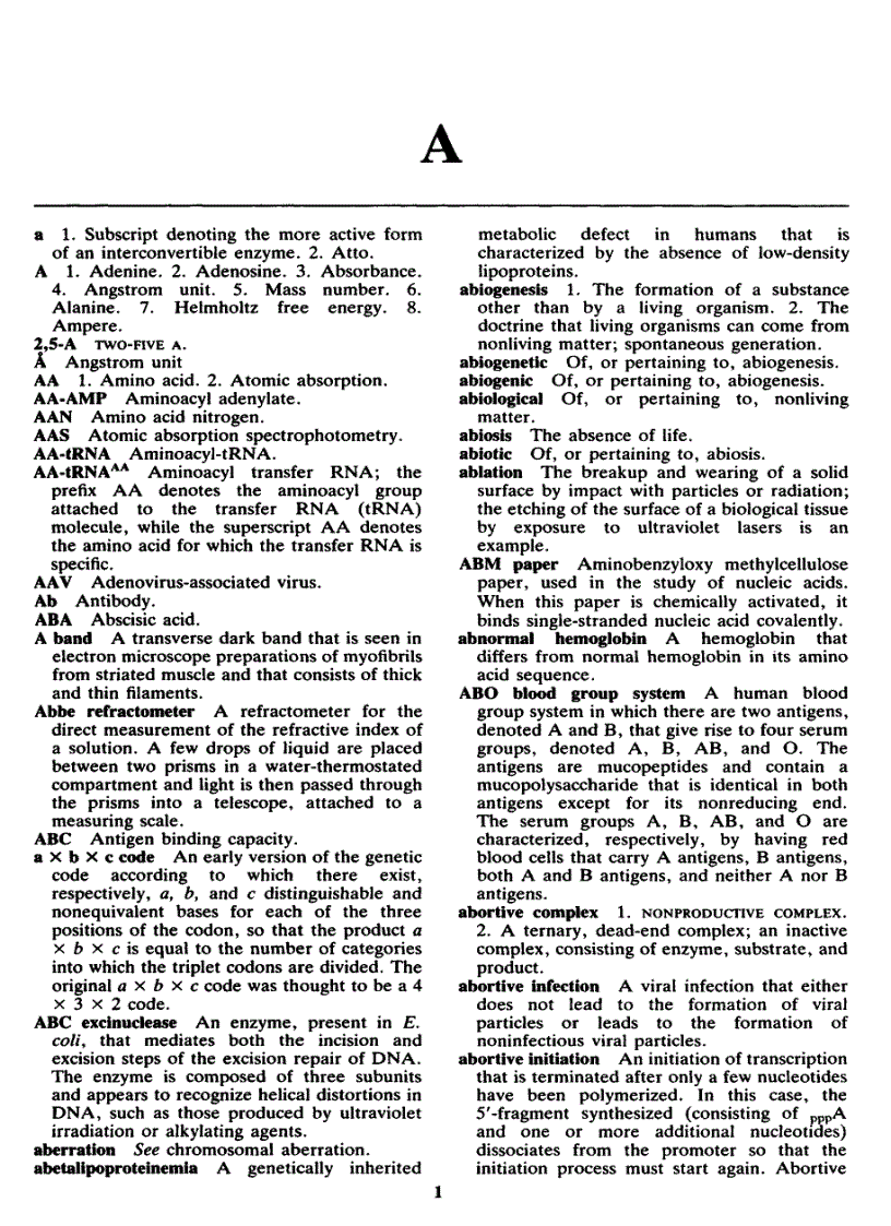 image for page Dictionary of Biochemistry and Molecular Biology 2nd Edition