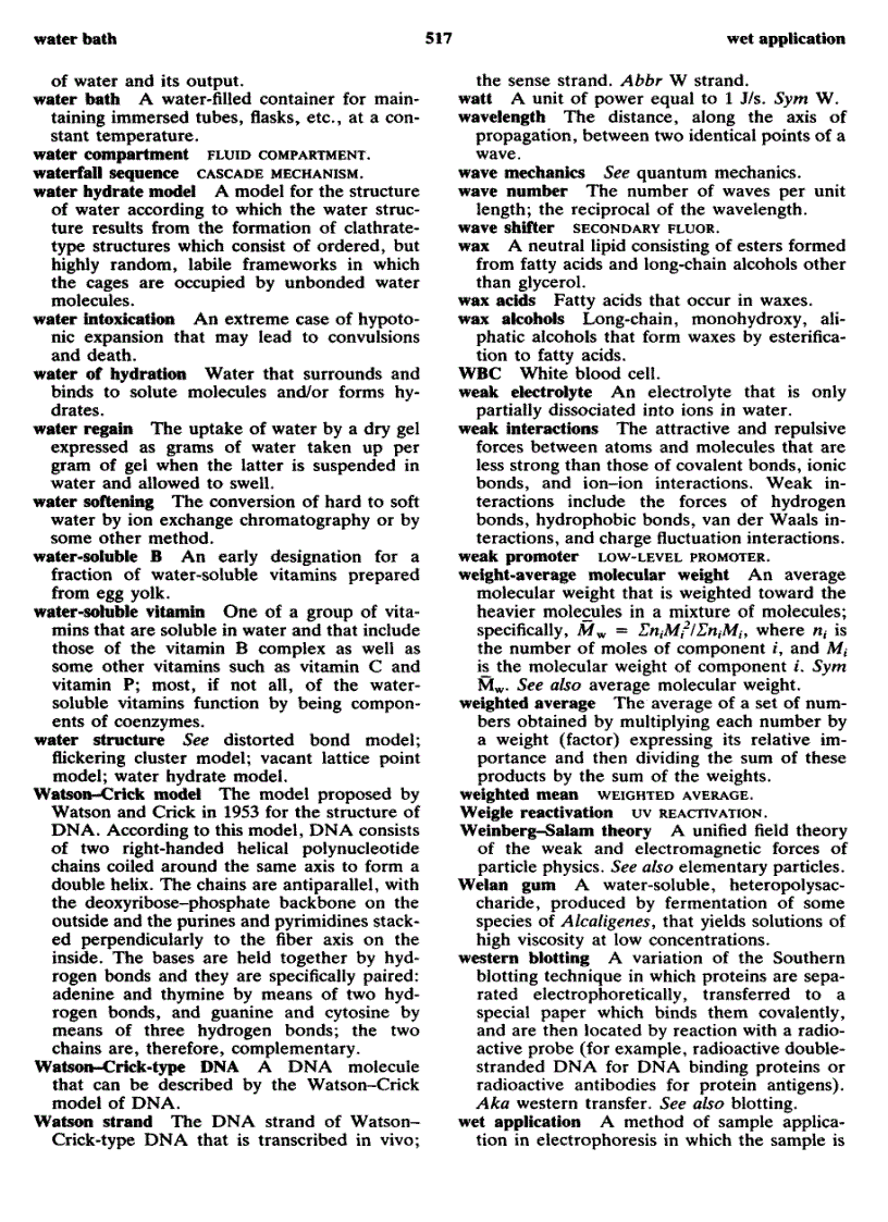 image for page Dictionary of Biochemistry and Molecular Biology 2nd Edition