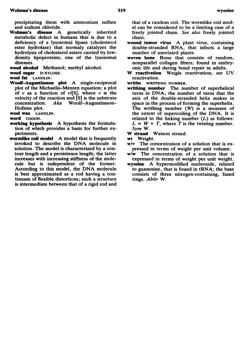 image for page Dictionary of Biochemistry and Molecular Biology 2nd Edition