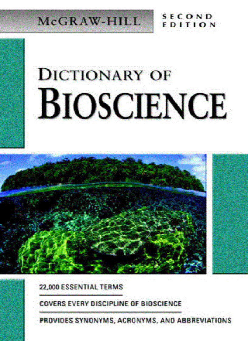 image for page Dictionary of Bioscience 2nd Edition