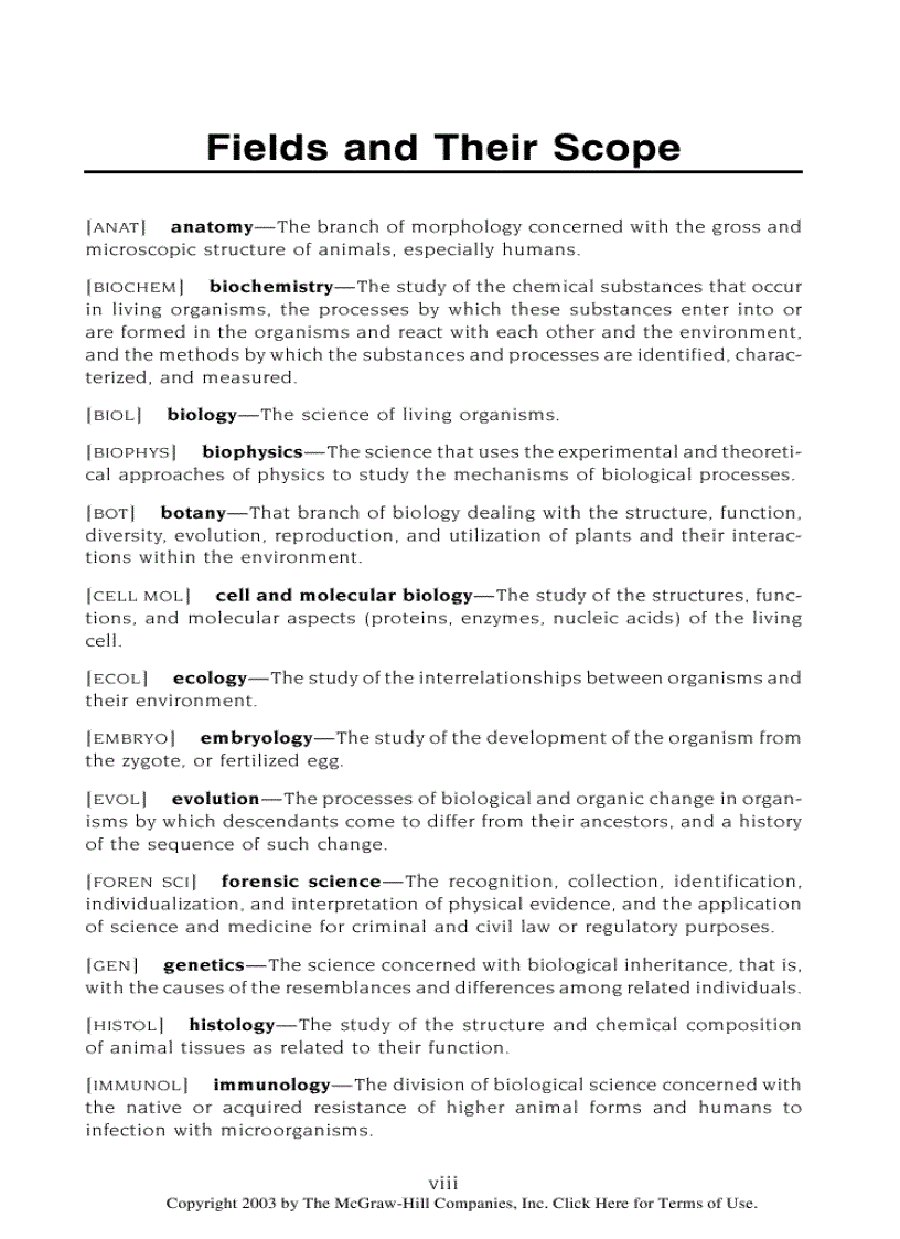 image for page Dictionary of Bioscience 2nd Edition