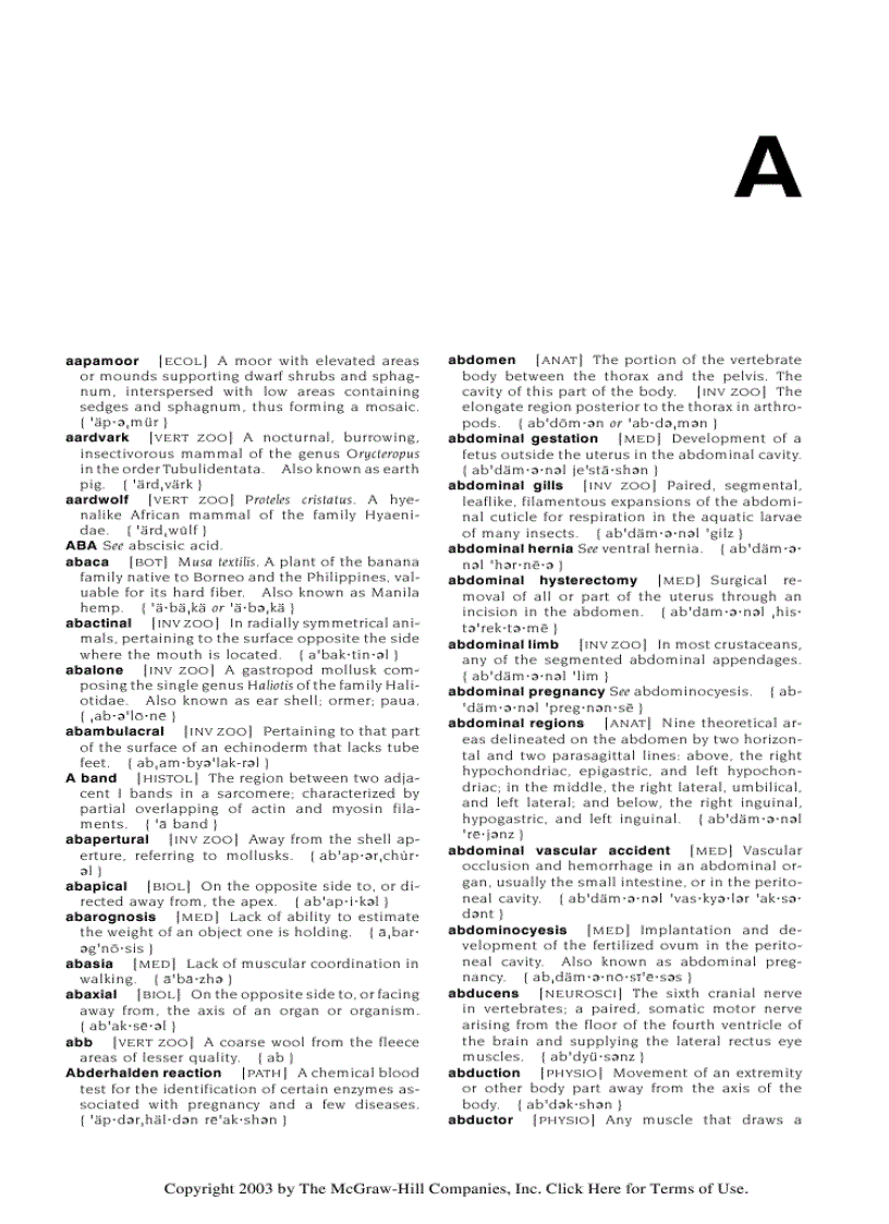 image for page Dictionary of Bioscience 2nd Edition