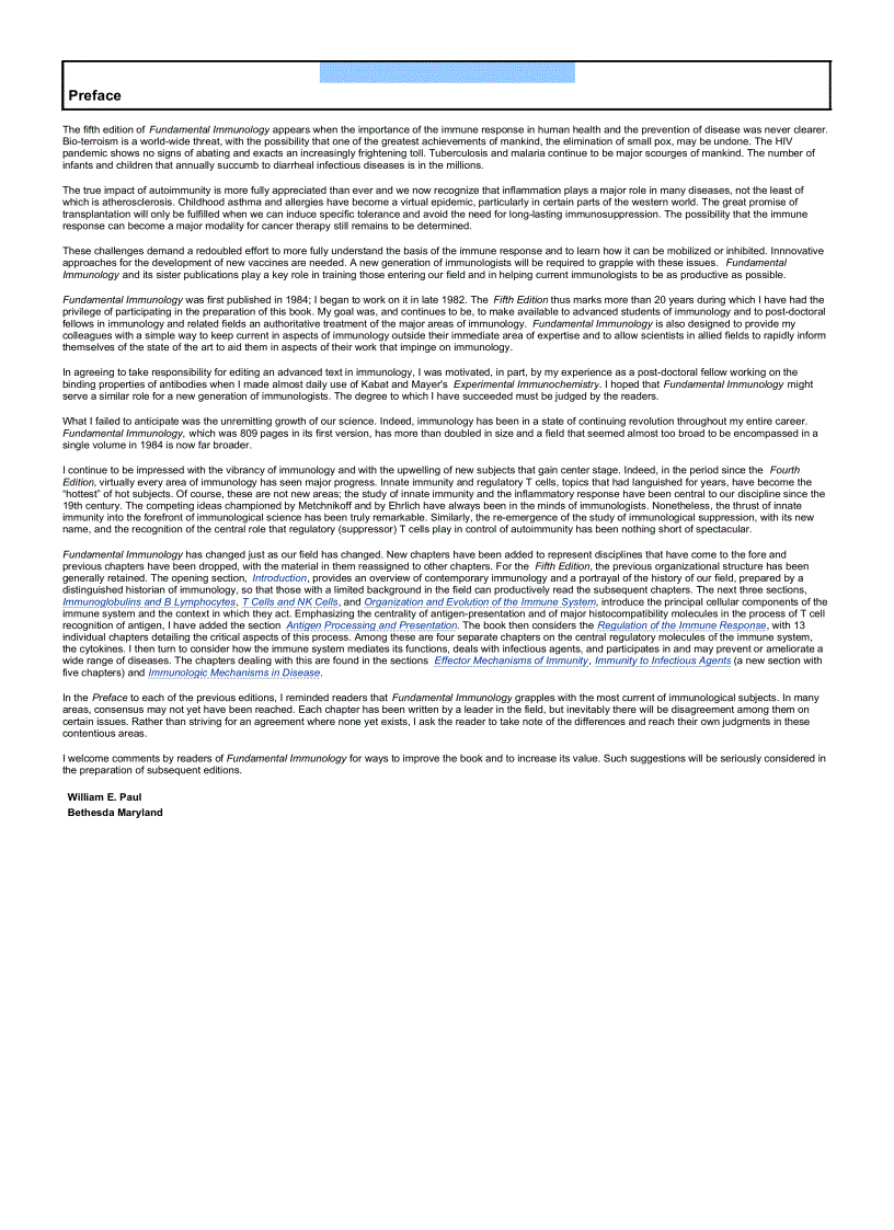 image for page Fundamental Immunology 5th Edition