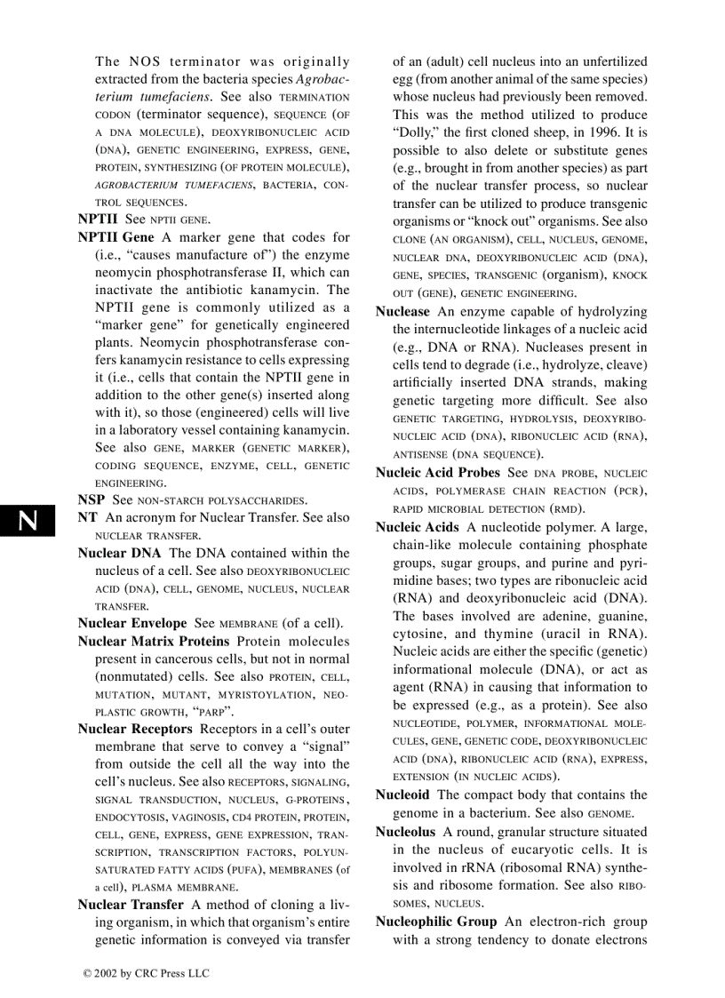 image for page Glossary of Biotechnology Terms 3rd Edition