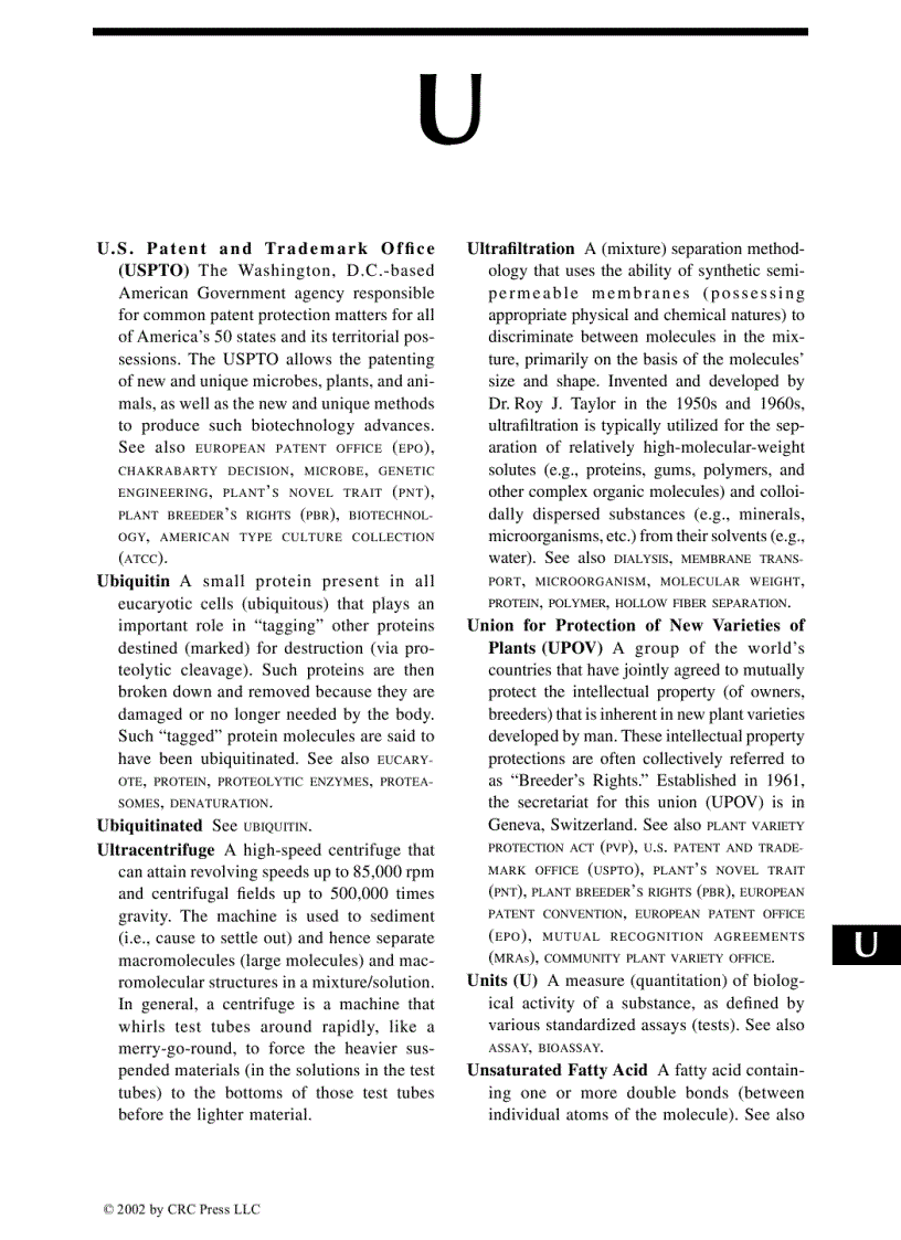 image for page Glossary of Biotechnology Terms 3rd Edition