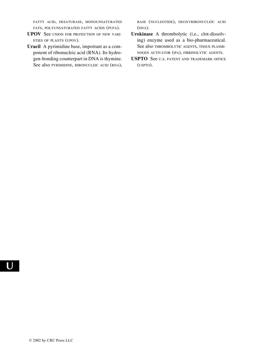 image for page Glossary of Biotechnology Terms 3rd Edition