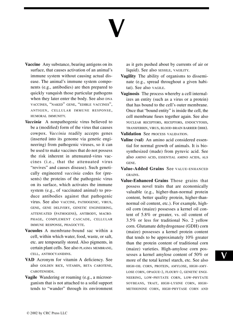 image for page Glossary of Biotechnology Terms 3rd Edition