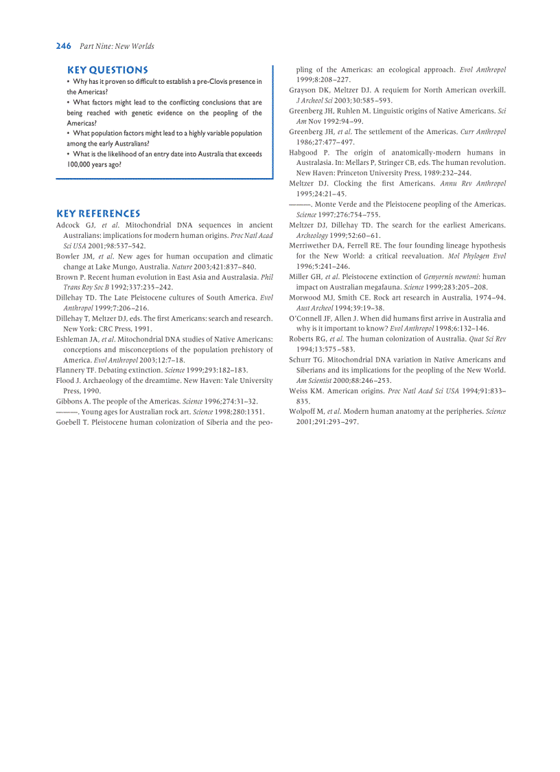 image for page Human Evolution