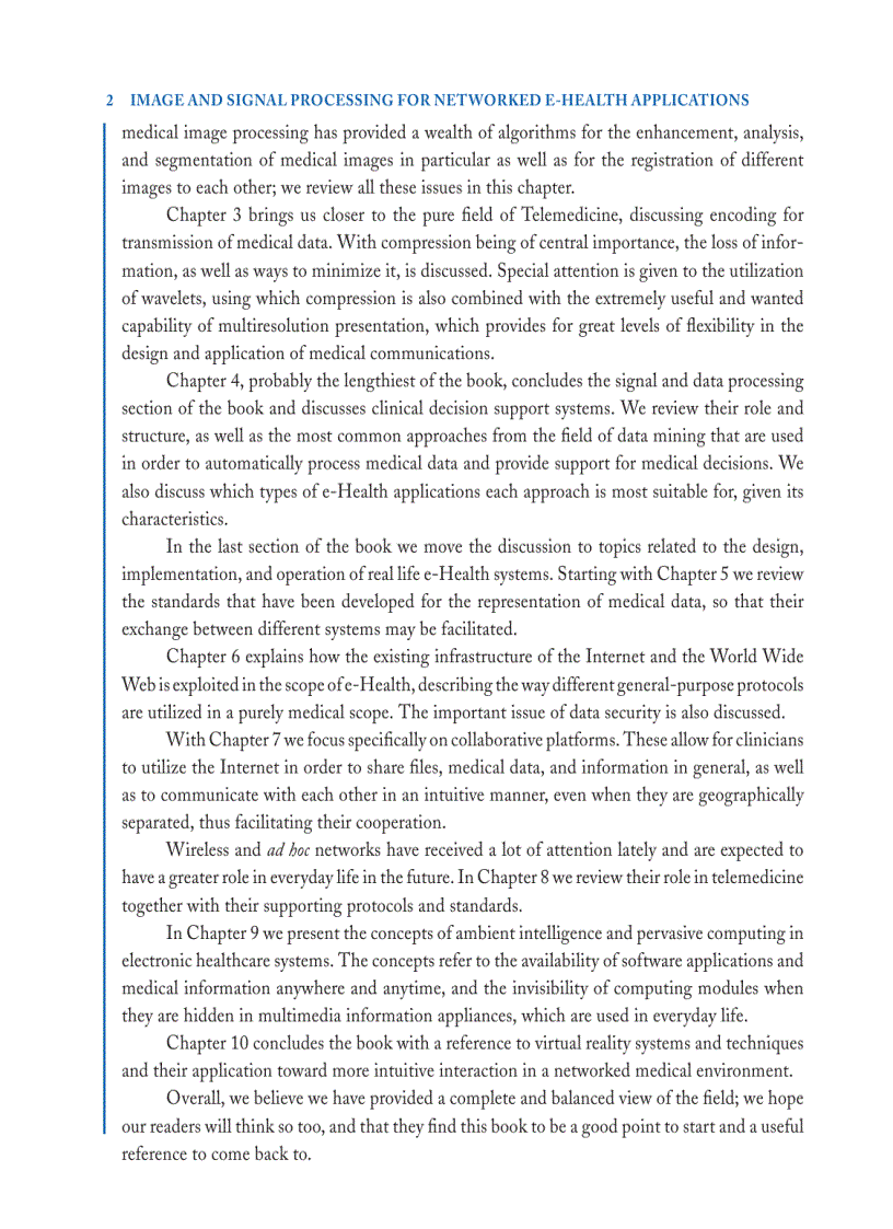 image for page Image and Signal Processing for Networked eHealth Applications