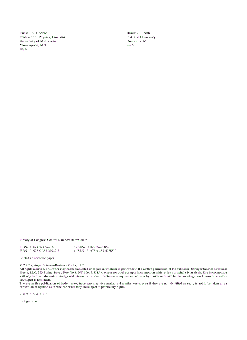 image for page Intermediate Physics for Medicine and Biology 4th Edition