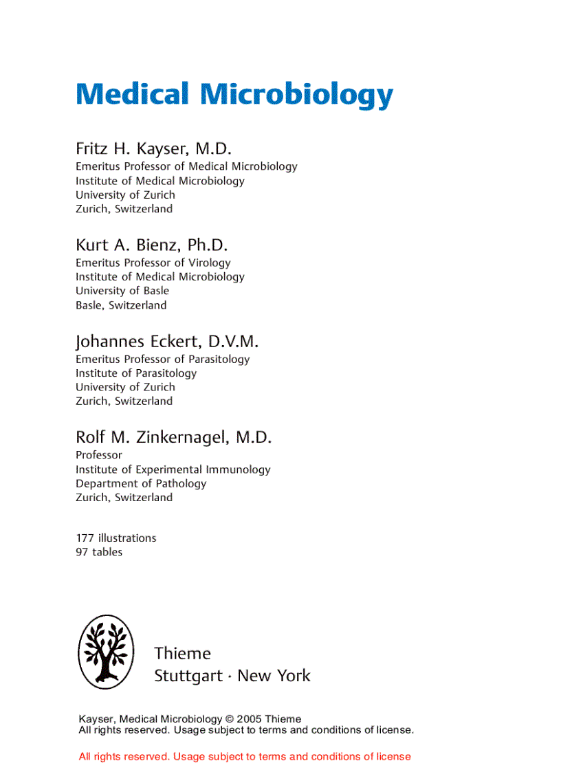 image for page Medical Microbiology 1st Edition