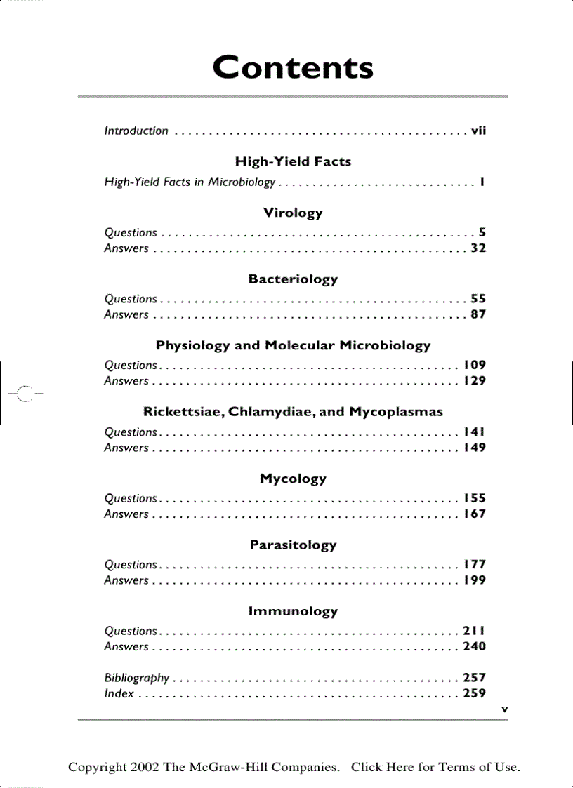 image for page Microbiology PreTest Self Assessment and Review 10th Edition