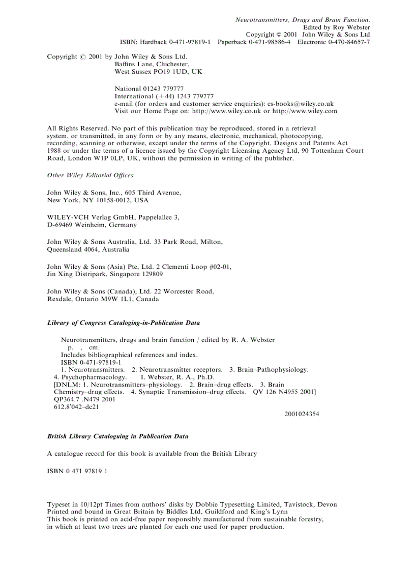 image for page Neurotransmitters