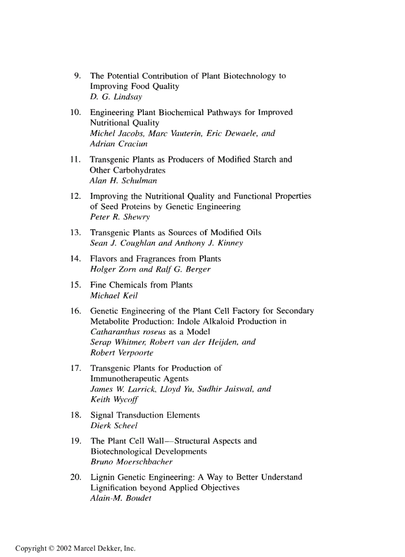 image for page Plant Biotechnology and Transgenic Plants