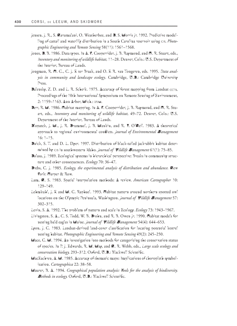 image for page Research Techniques in Animal Ecology