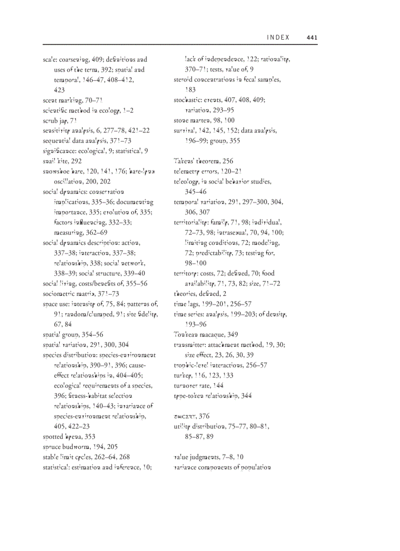 image for page Research Techniques in Animal Ecology