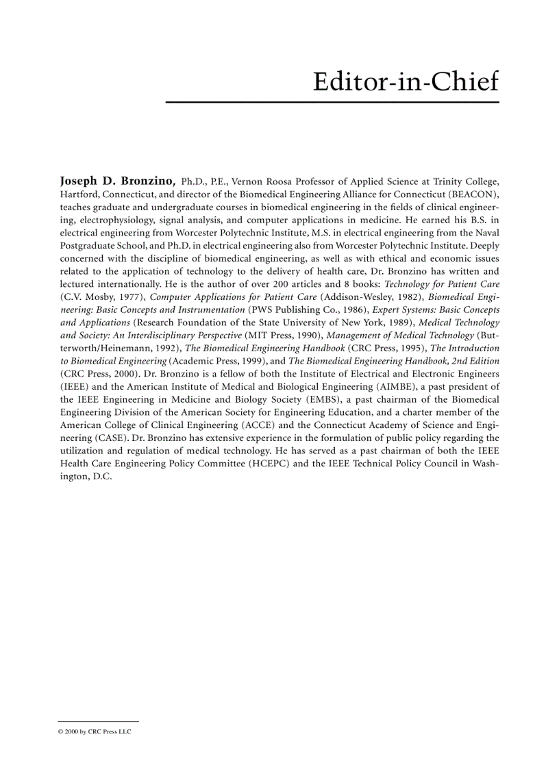 image for page The Biomedical Engineering Handbook 2nd Edition