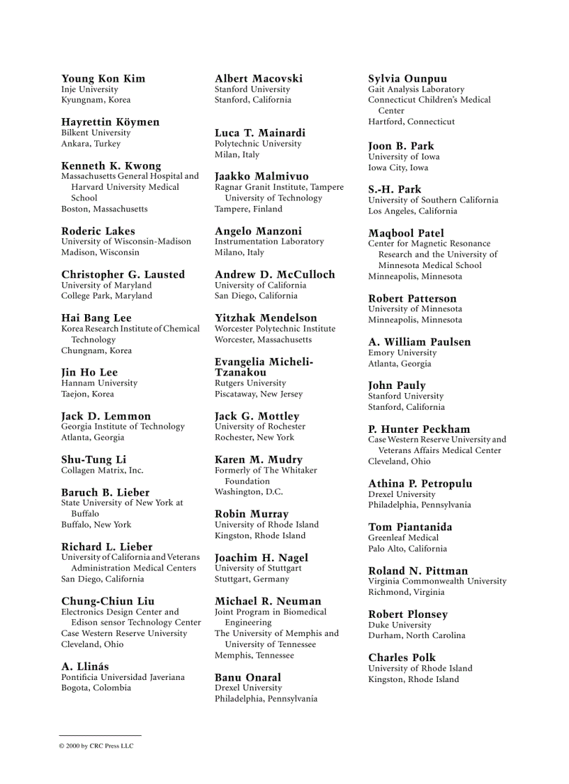 image for page The Biomedical Engineering Handbook 2nd Edition