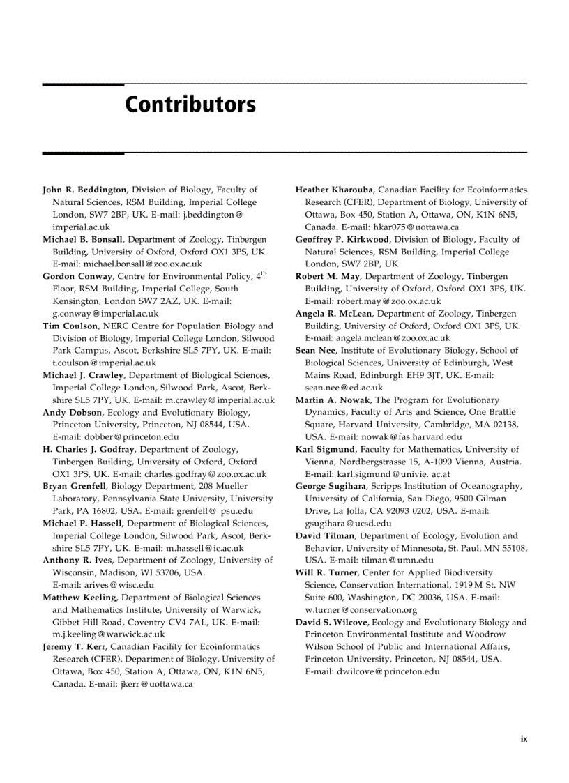 image for page Theoretical Ecology Principles and Applications 3rd Edition