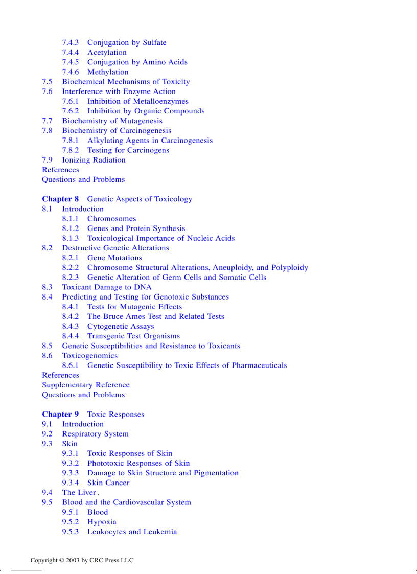 image for page Toxicological Chemistry and Biochemistry 3rd Edition