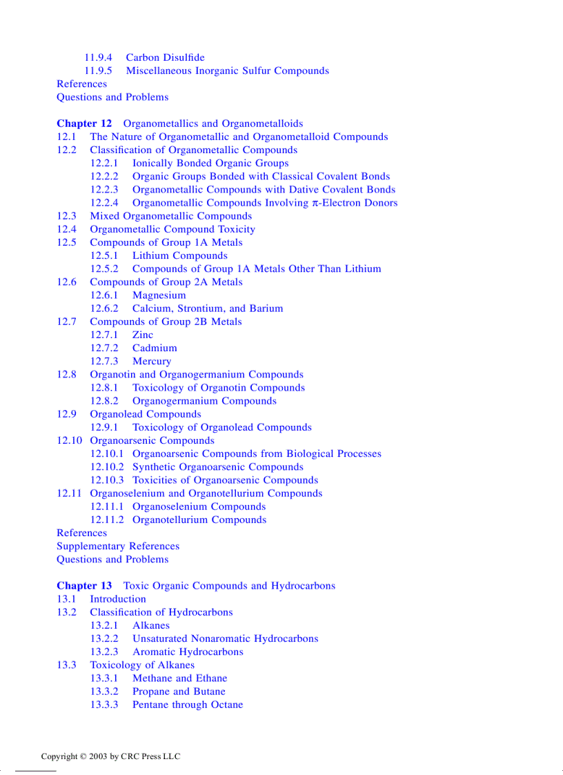 image for page Toxicological Chemistry and Biochemistry 3rd Edition