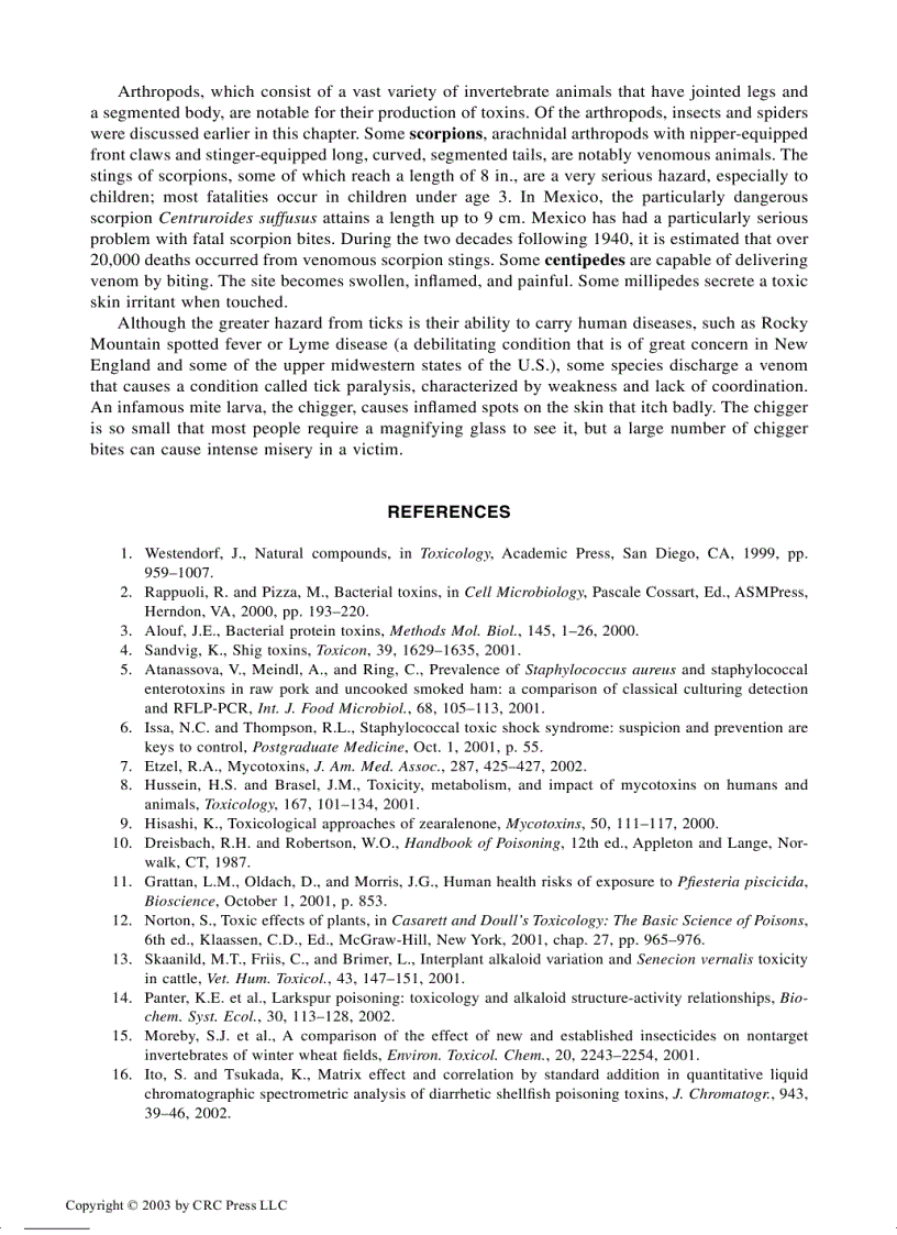 image for page Toxicological Chemistry and Biochemistry 3rd Edition