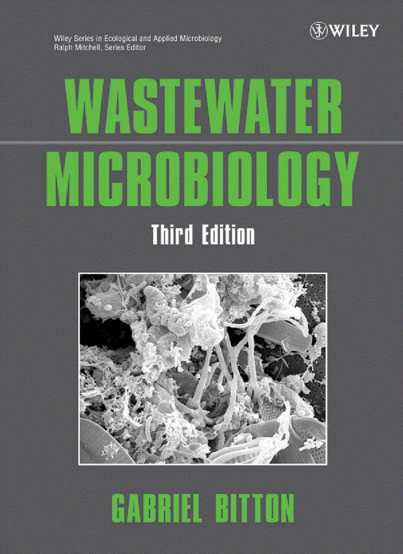 image for page Wastewater Microbiology 3rd Edition