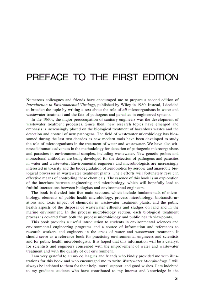 image for page Wastewater Microbiology 3rd Edition