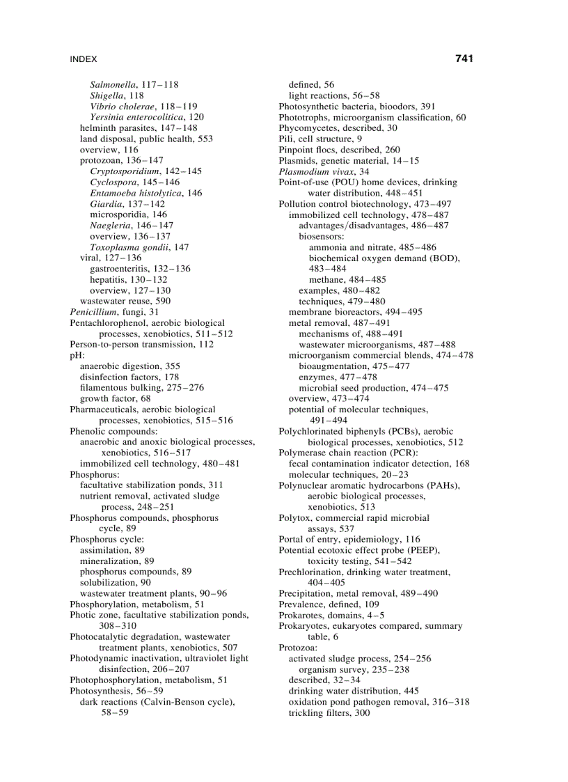 image for page Wastewater Microbiology 3rd Edition