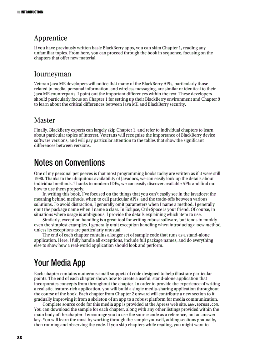 image for page Advanced BlackBerry 6 Development