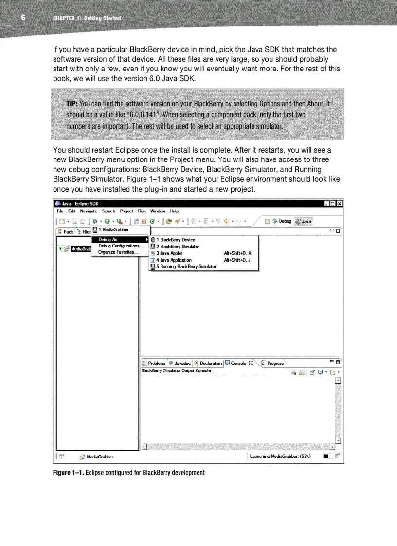 image for page Advanced BlackBerry 6 Development