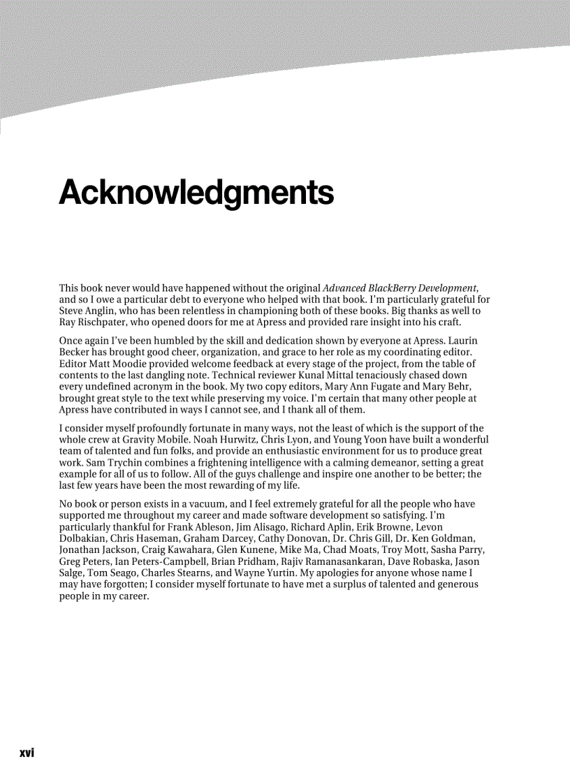 image for page Advanced BlackBerry 6 Development